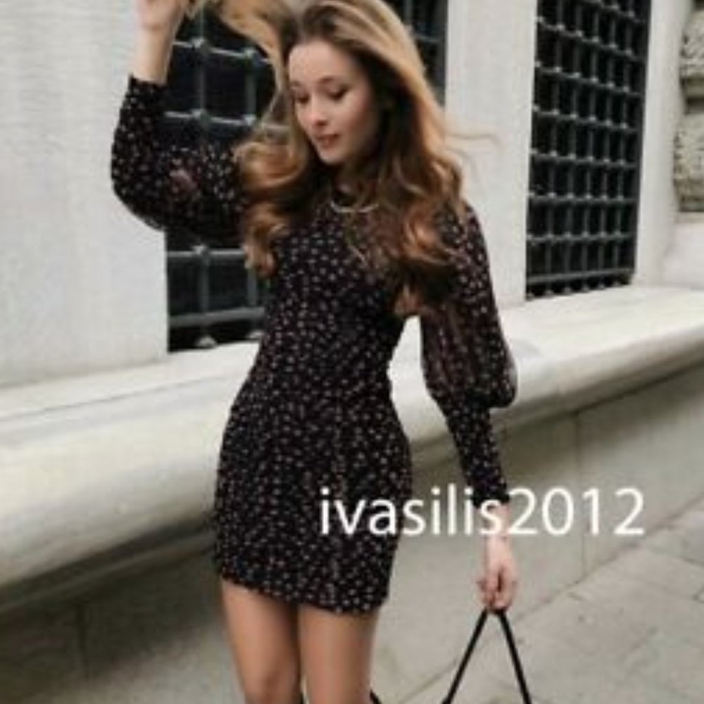 Zara Draped Mini Dress